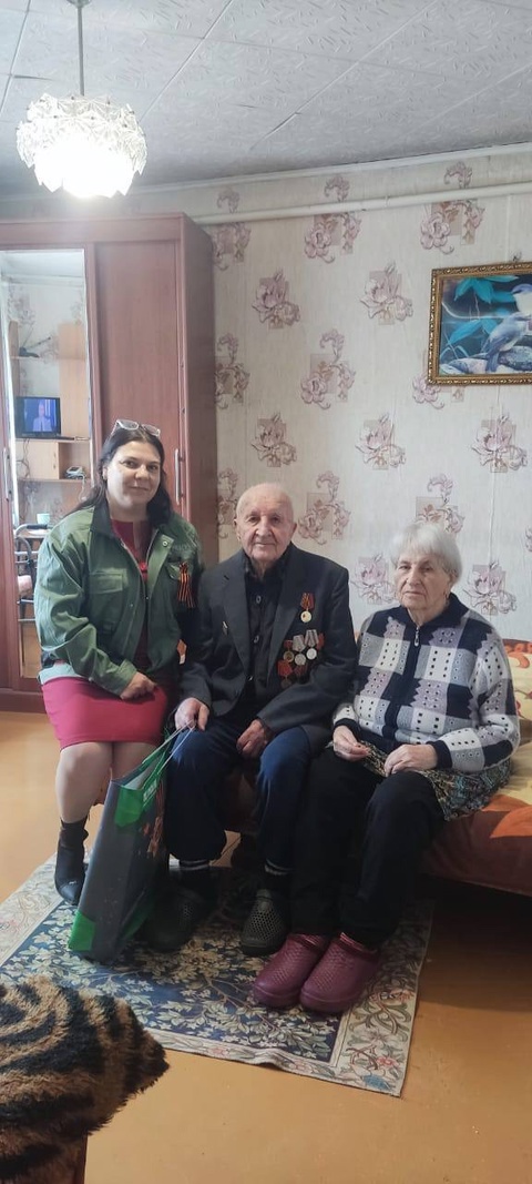 ️В этот важный день сотрудники СХБН «Русагро» от всей души поздравили ветеранов Великой Отечественной войны!