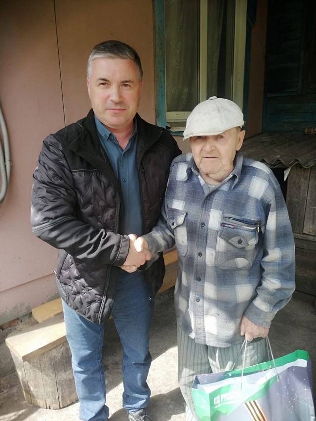 ️В этот важный день сотрудники СХБН «Русагро» от всей души поздравили ветеранов Великой Отечественной войны!