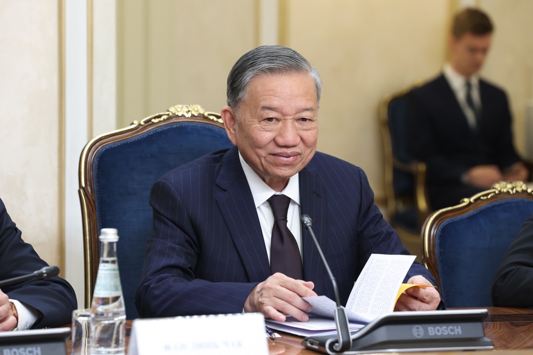 Председатель Совета Федерации Валентина Матвиенко провела встречу с Генеральным секретарем Центрального комитета Коммунистической партии Вьетнама То Ламом