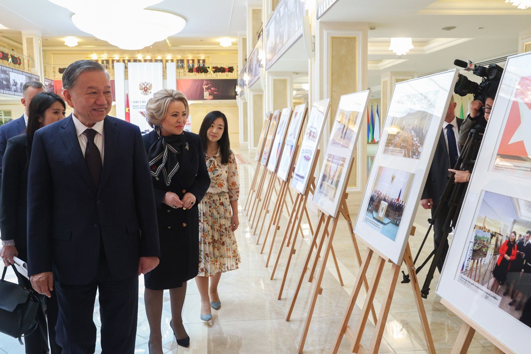 Председатель Совета Федерации Валентина Матвиенко провела встречу с Генеральным секретарем Центрального комитета Коммунистической партии Вьетнама То Ламом