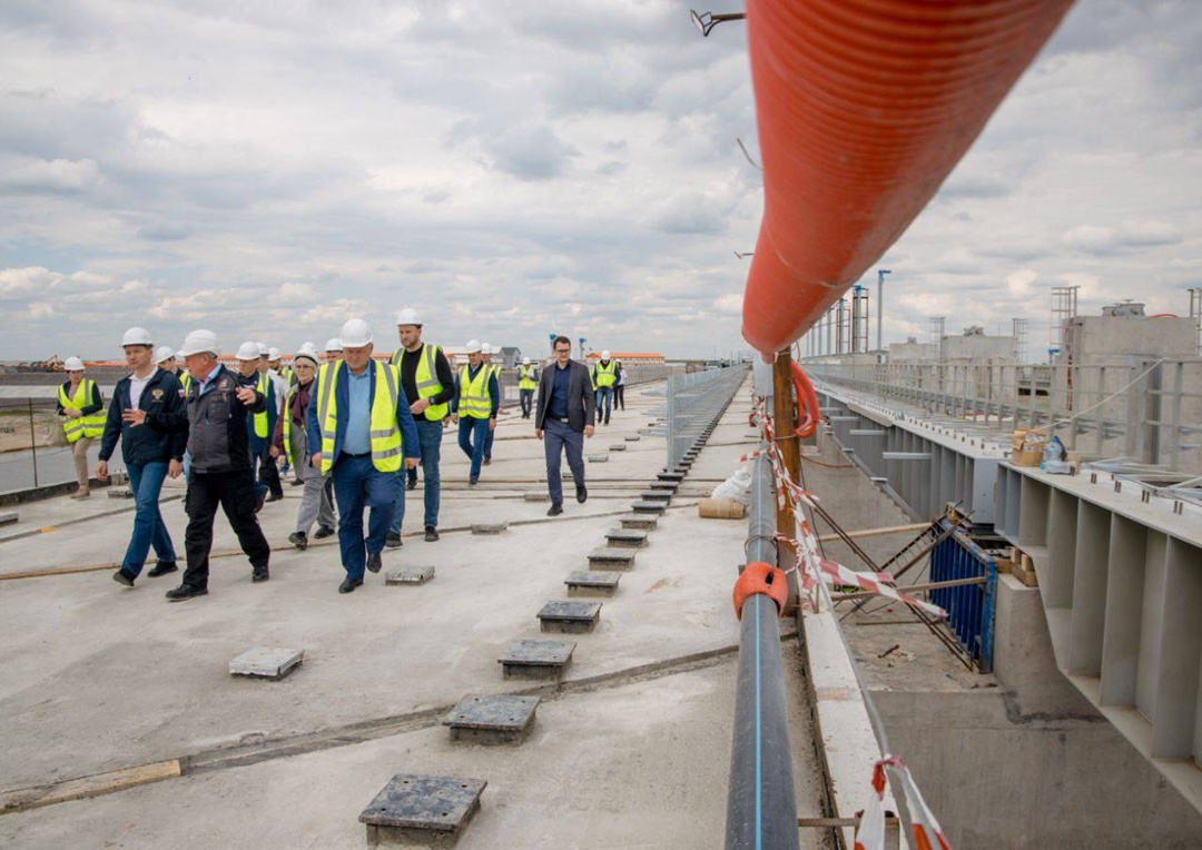 Важнейший, крупнейший, долгожданный: готовность объектов первого пускового комплекса Багаевского гидроузла превысила 90%