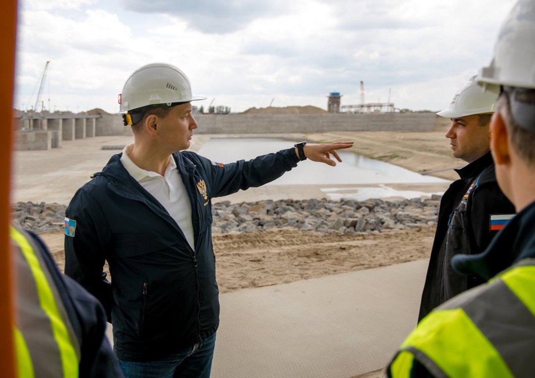 Важнейший, крупнейший, долгожданный: готовность объектов первого пускового комплекса Багаевского гидроузла превысила 90%
