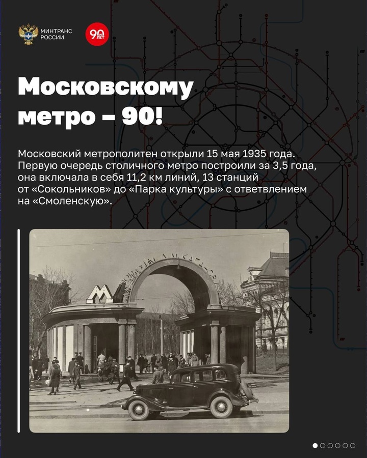 Юбилей метро: столичной «подземке» — 90!