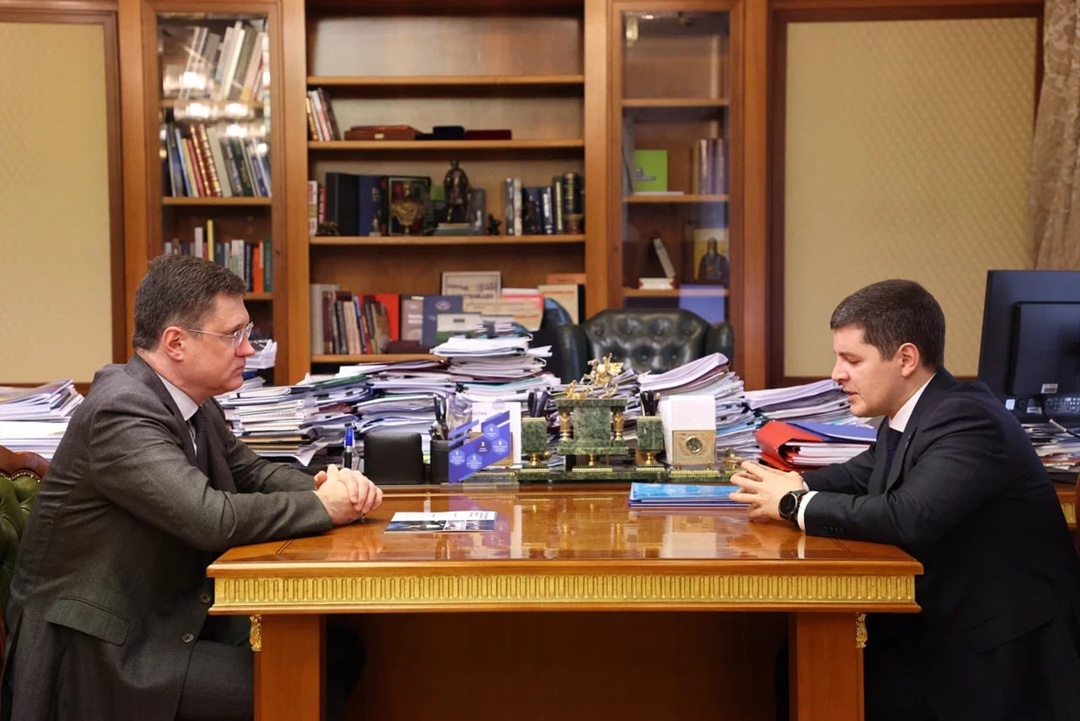 Александр Новак обсудил развитие Ямала с главой региона Дмитрием Артюховым