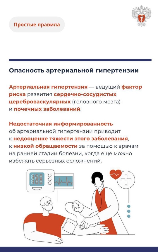 #ПростыеПравила: Как артериальная гипертония влияет на работу внутренних органов