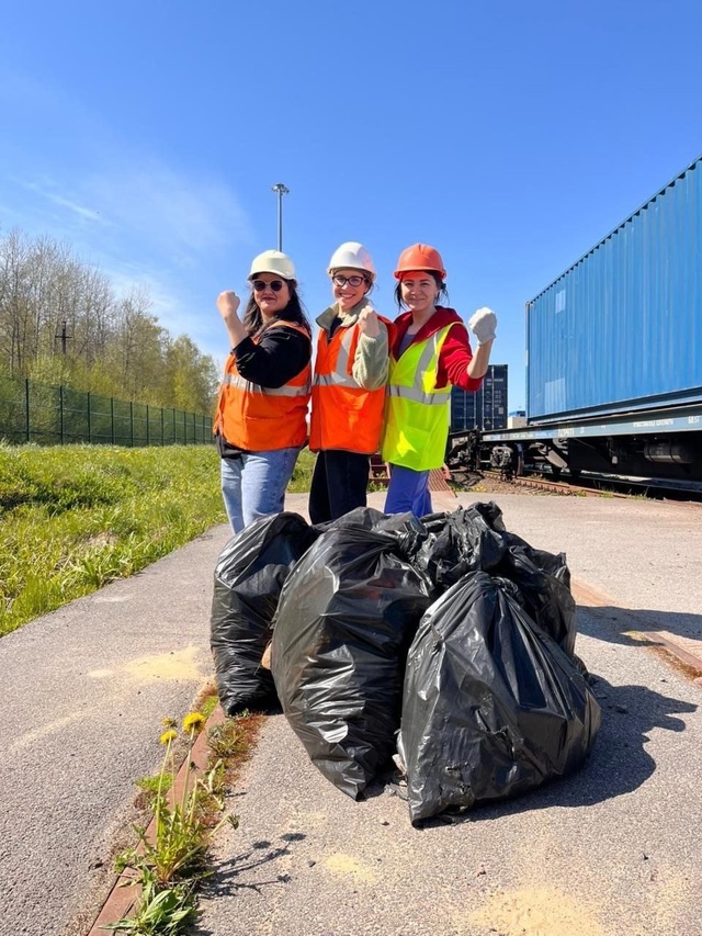Генеральная уборка: сотрудники Глобал Портс навели лоск на балтийских терминалах