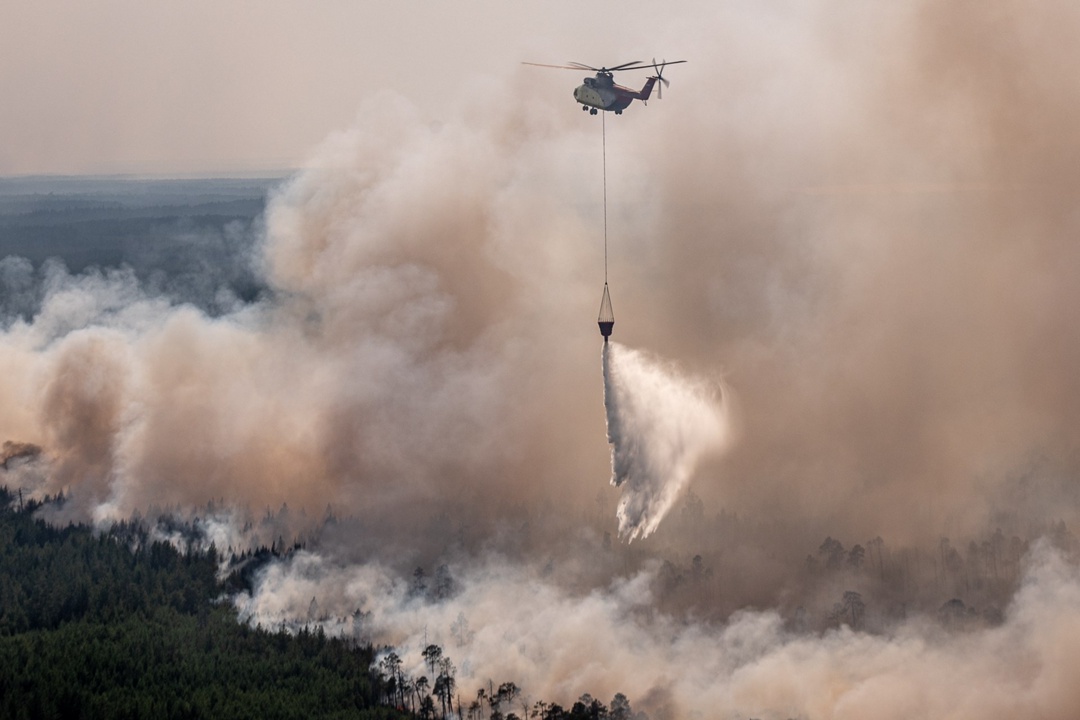 Вертолет-гигант снова в небе Архангельской области