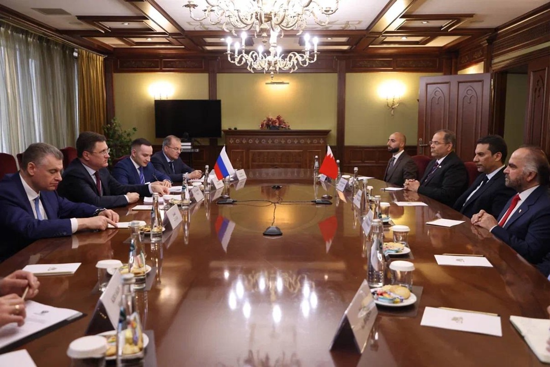 Александр Новак встретился с министром нефти и экологии Королевства Бахрейн Мохаммедом бен Мубараком бен Дейной