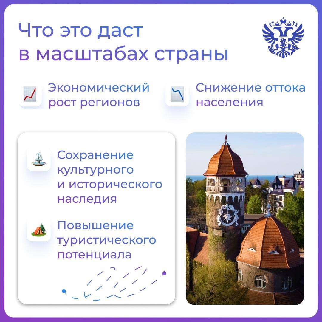 ️ Малые города — большая сила России. А теперь их ждёт ещё больше возможностей для развития