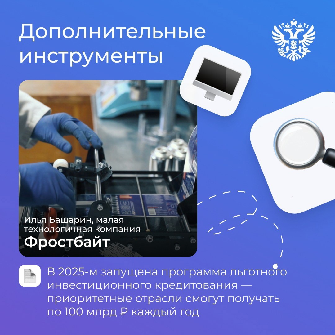 Придаём дополнительное ускорение МСП️: это сектор, который уже быстрее других внедряет инновации и адаптируется к переменам