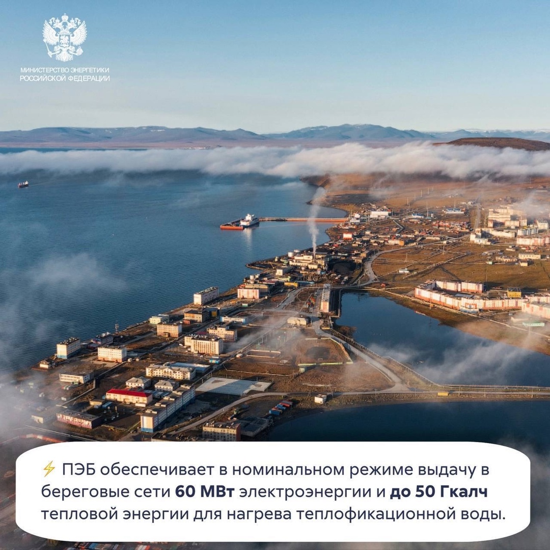 #ФактДня 5 лет назад введена в промышленную эксплуатацию плавучая атомная теплоэлектростанция (ПАТЭС) «Академик Ломоносов».