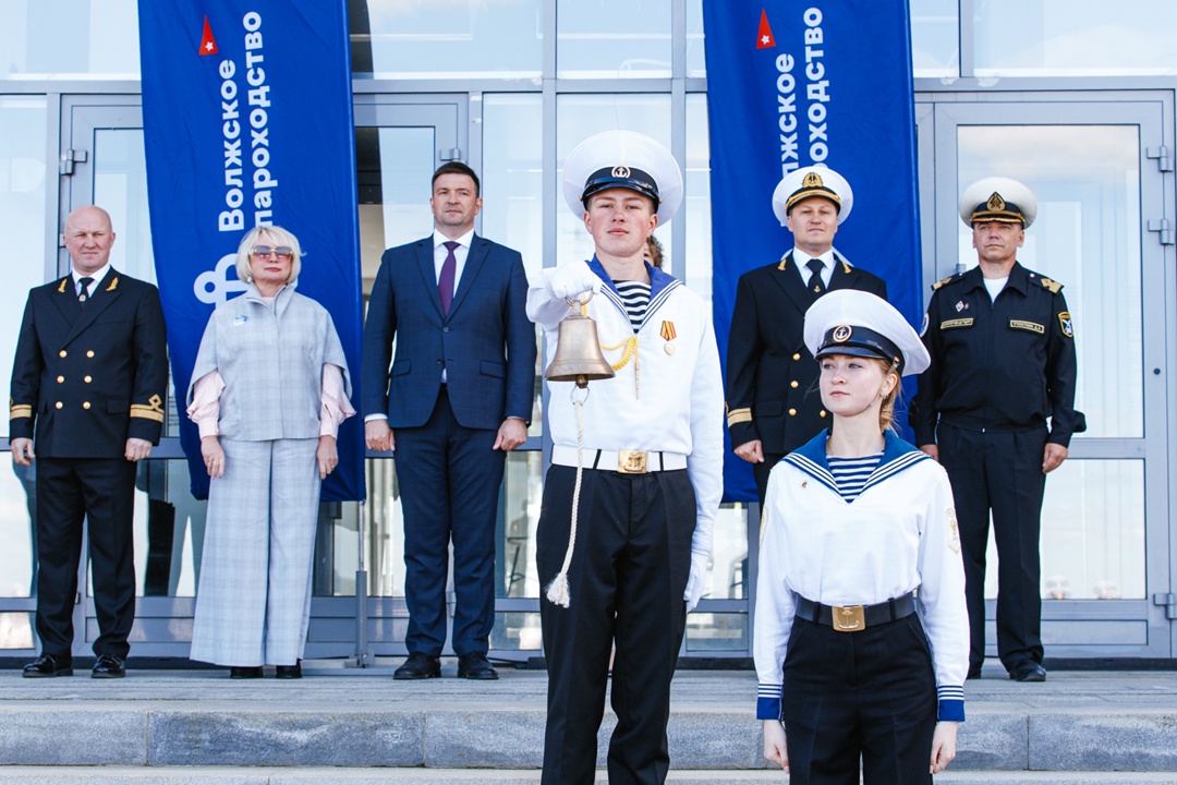 За ними будущее речных перевозок! На Волге официально начали навигацию для курсантов учебных заведений, проходящих практику в Волжском пароходстве