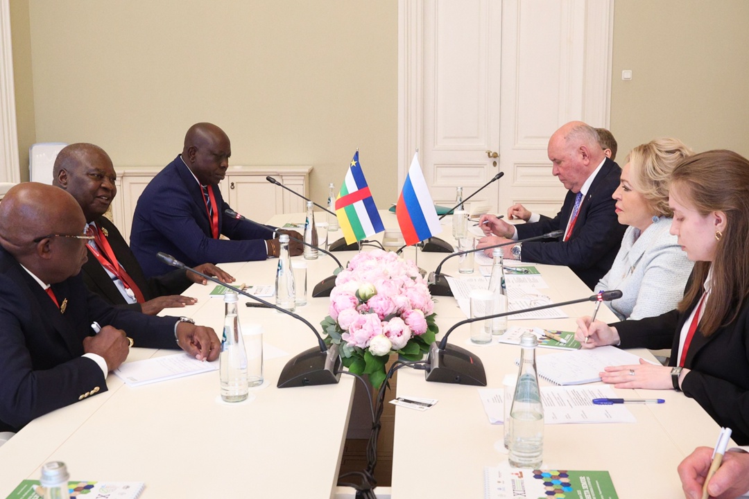 Валентина Матвиенко: Россия и Центральноафриканская Республика заинтересованы в развитии межпарламентского сотрудничества