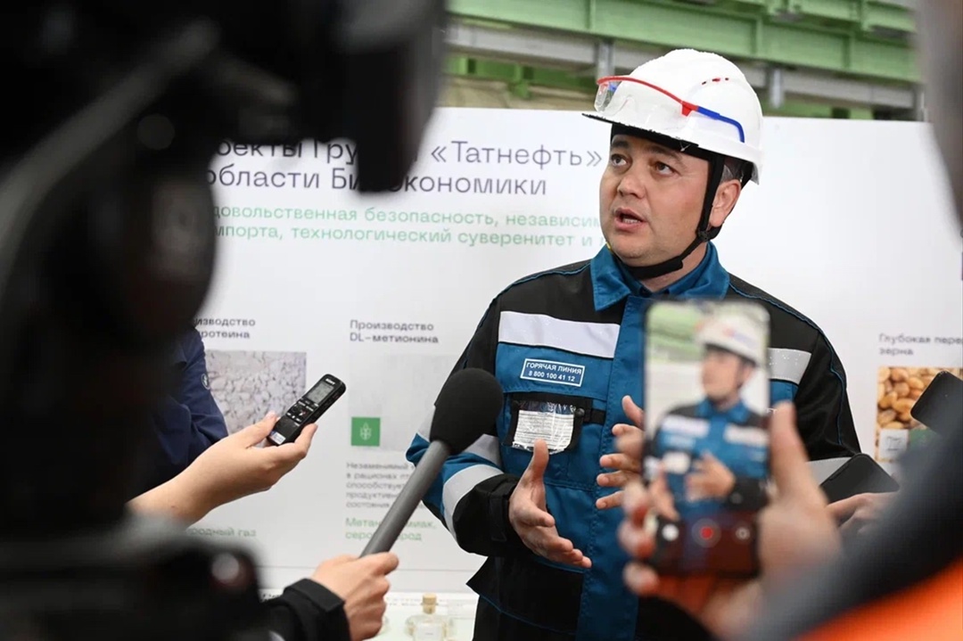 «Татнефть» запустила производство биопротеина из природного газа