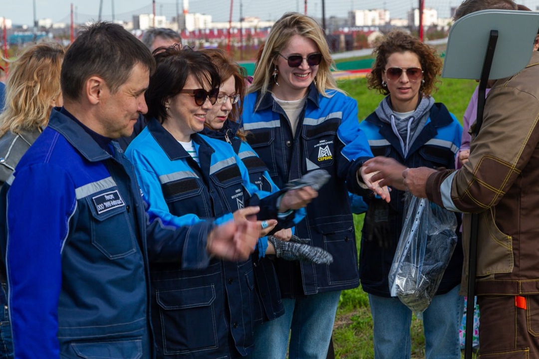 Аллея будущего. В Притяжении появились липы ММК-Информсервис