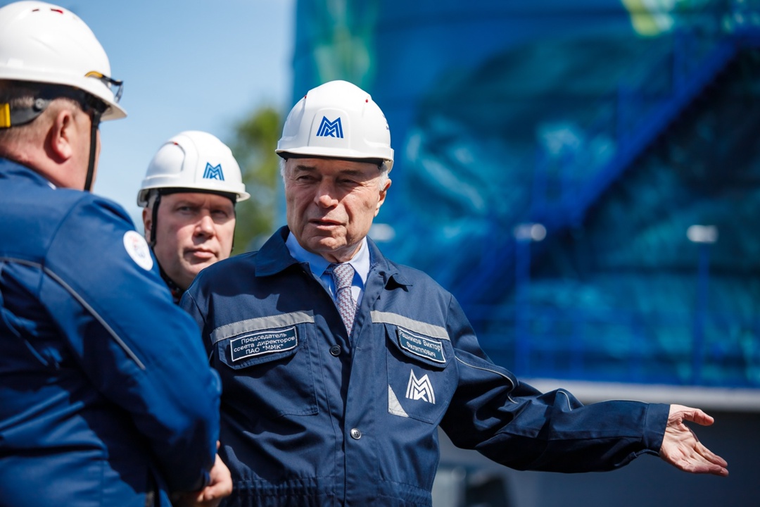 В Магнитогорск с рабочим визитом прибыл Председатель Совета директоров ПАО «ММК» Виктор Филиппович Рашников.