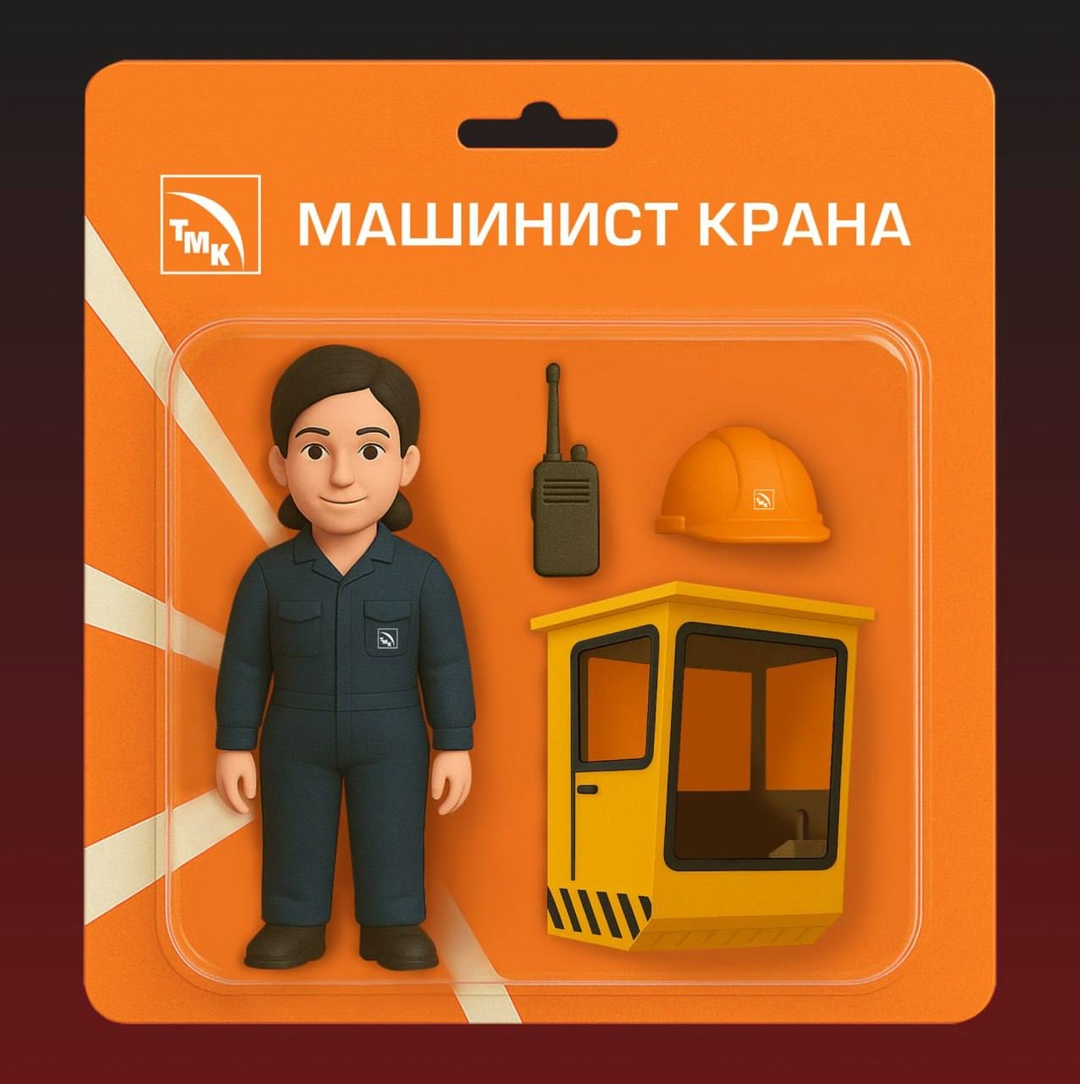 Вы просили — мы сделали! В комментариях под постом с упаковкой профессий вы попросили показать машиниста-крана — и мы подготовили такой образ.