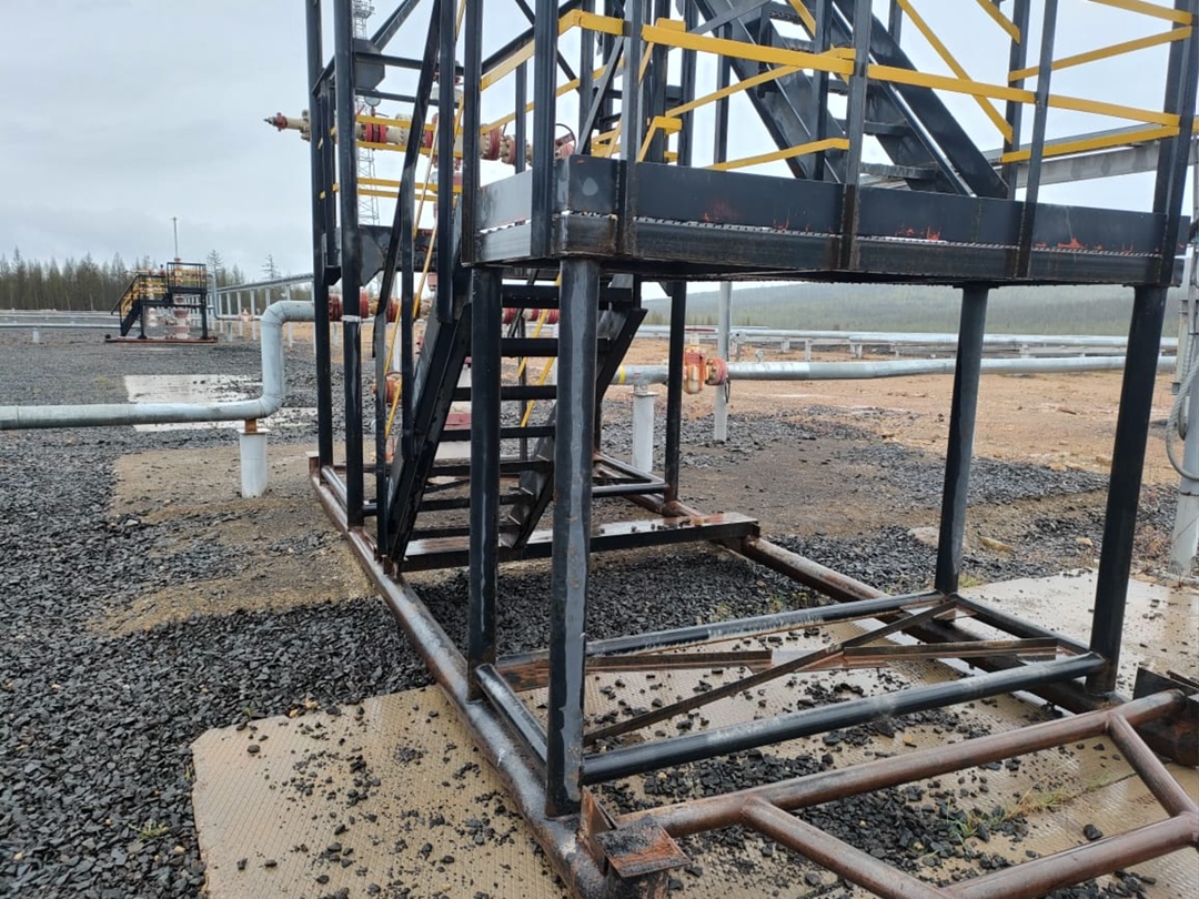 Енисейское управление Ростехнадзора проверило объект «Обустройство куста газонагнетательных скважин № 2