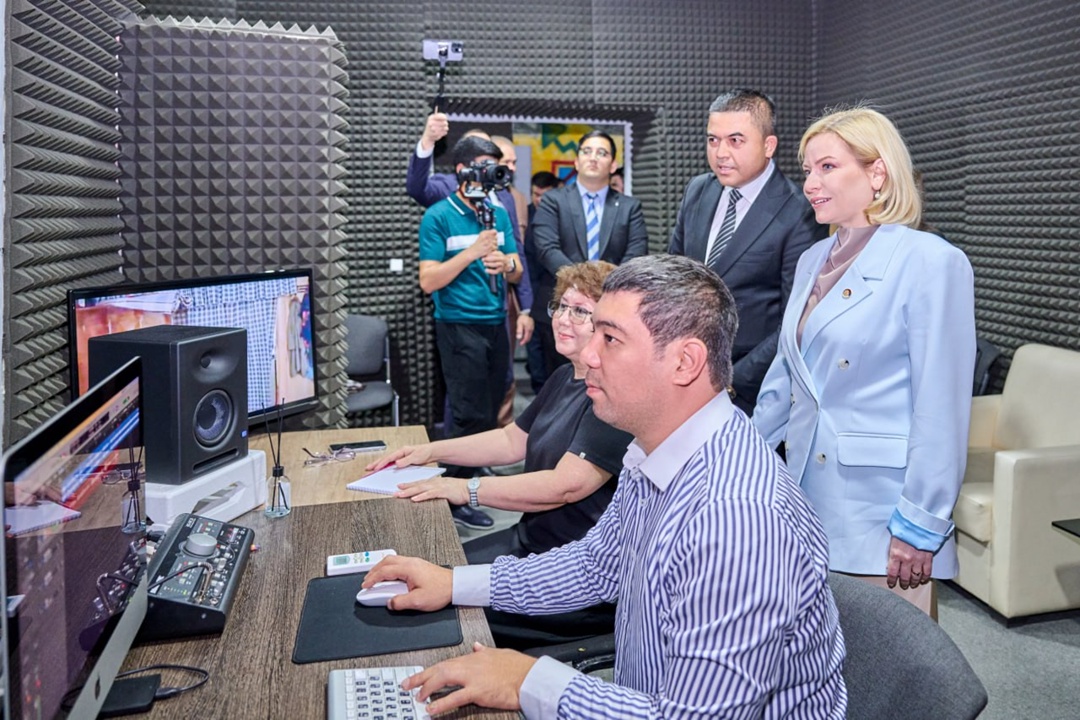 Министр культуры Ольга Любимова посетила филиал ВГИКа в Ташкенте