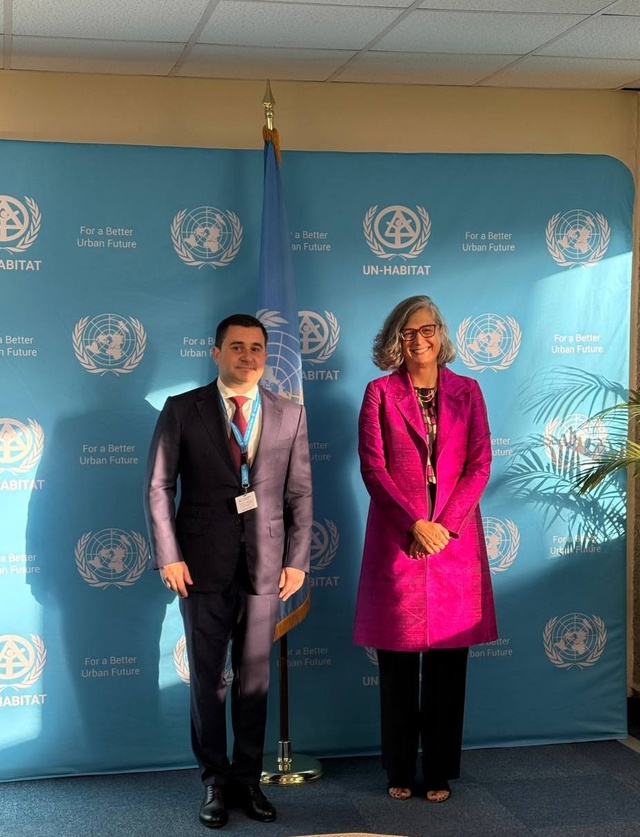 Минстрой России в ООН Замминистра Никита Стасишин принял участие в Возобновленной второй сессии Ассамблеи Программы Организации Объединенных Наций по…