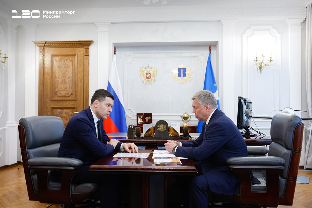 Антон Алиханов и Алексей Русских обсудили развитие промышленности Ульяновской области