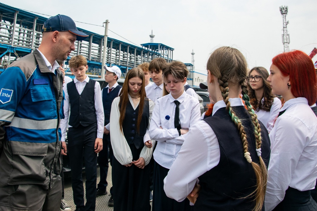 О том, как разделяют природный газ свободненским школьникам рассказали специалисты Амурского ГПЗ