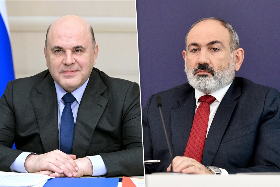 Михаил Мишустин провел телефонный разговор с премьером-министром Армении Николом Пашиняном