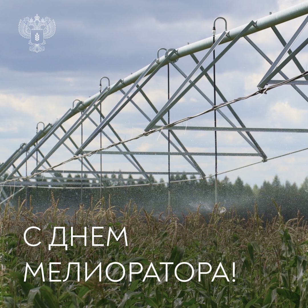 С Днем мелиоратора! Сегодня профессиональный праздник отмечают те, чья работа обеспечивает устойчивое развитие сельского хозяйства.