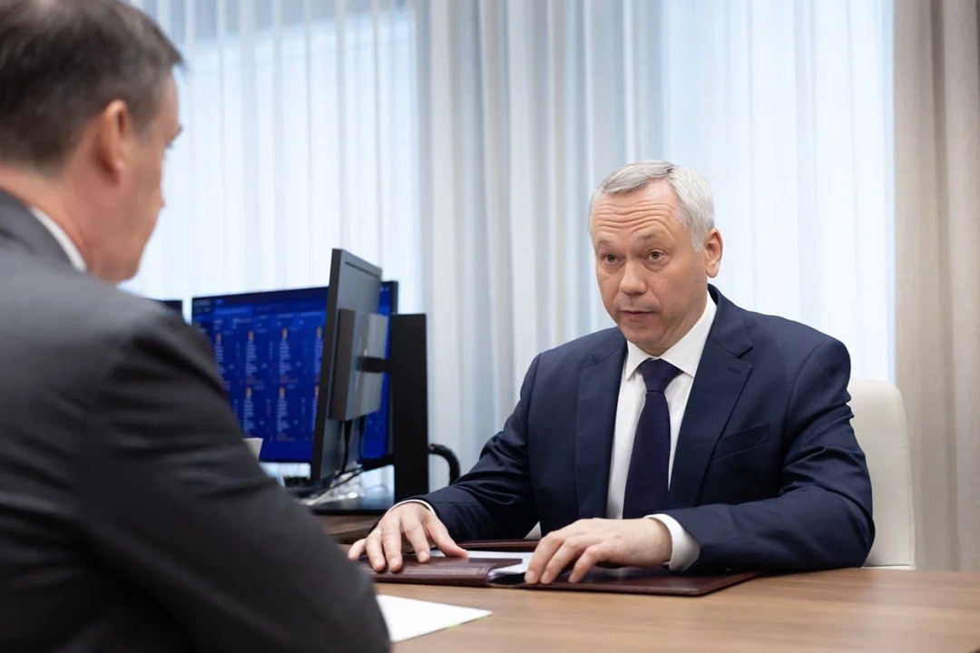 Дмитрий Патрушев и Андрей Травников обсудили вопросы социально-экономического развития Новосибирской области