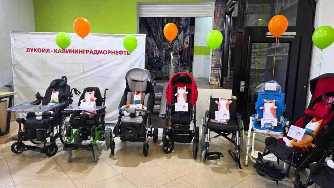 Жизнь в движении маленьких жителей Калининградской области, Волгограда, Московской области и Самары получили от Благотворительного фонда «ЛУКОЙЛ»…