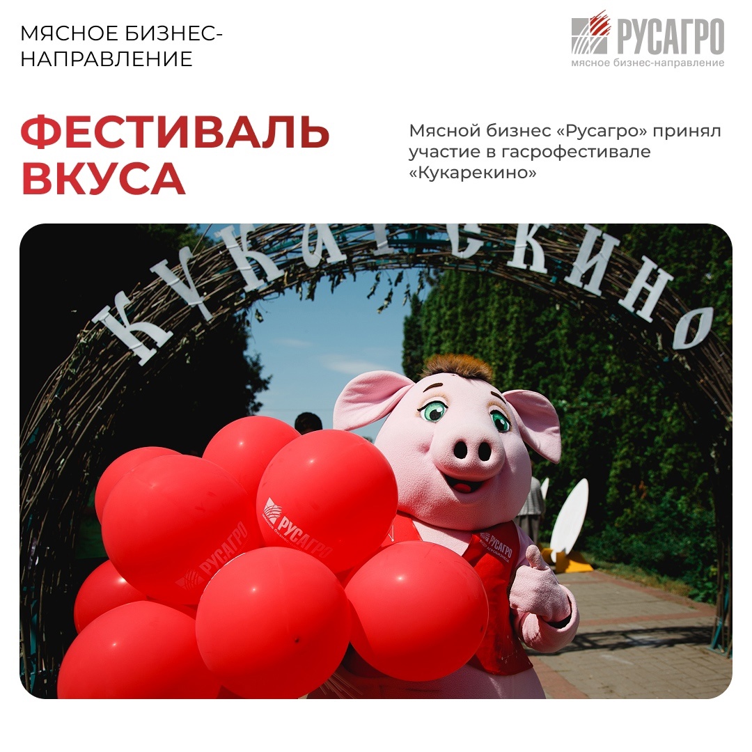 Мясное бизнес-направление Группы компаний «Русагро» приняло участие в главном гастрономическом событии региона — фестивале «Кукарекино», который прошел в…