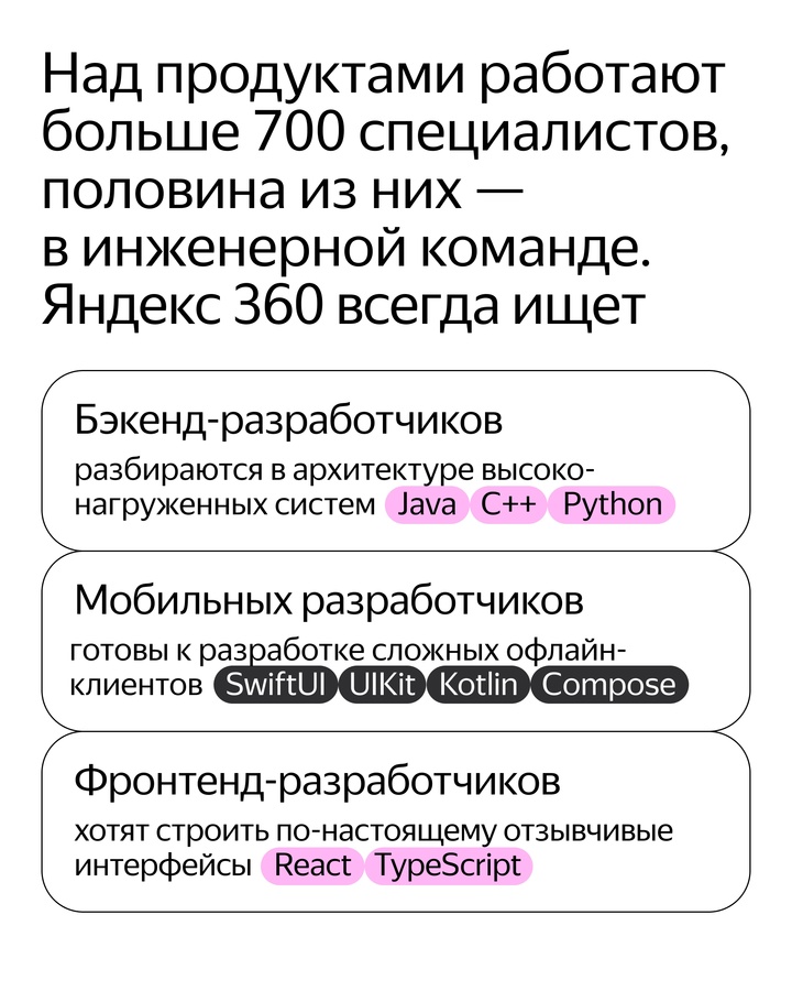 ️ Знакомьтесь с командой Яндекс 360: