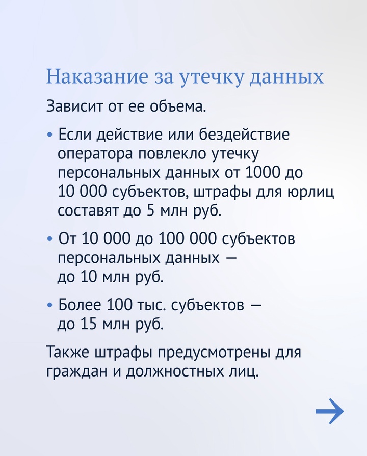 Вступил в силу закон, который усилит защиту персональных данных.