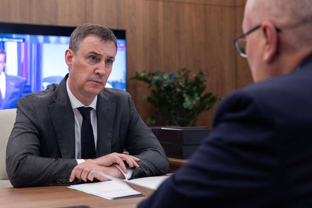 Вице-премьер Дмитрий Патрушев встретился с губернатором Кировской области Александром Соколовым