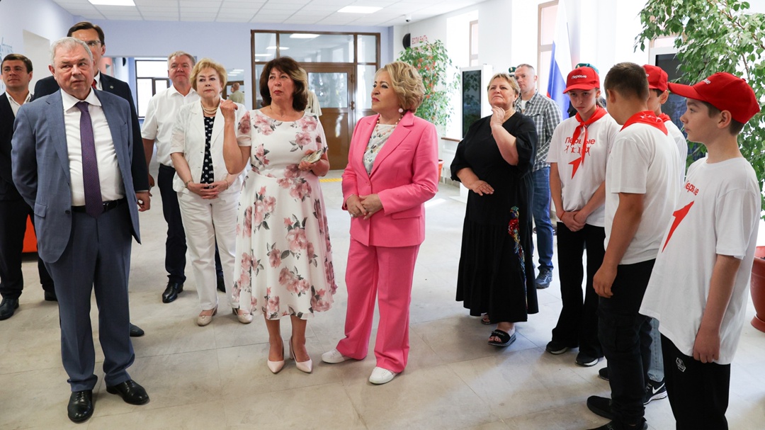 В ходе рабочей поездки в город-курорт Кисловодск Валентина Матвиенко посетила ряд социальных объектов