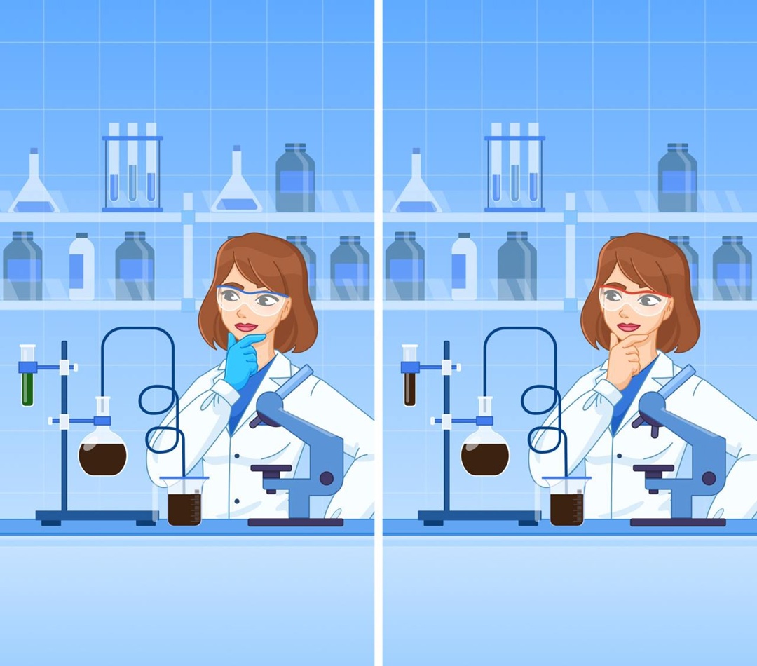 Перед вами два изображения лаборатории на нефтяном месторождении