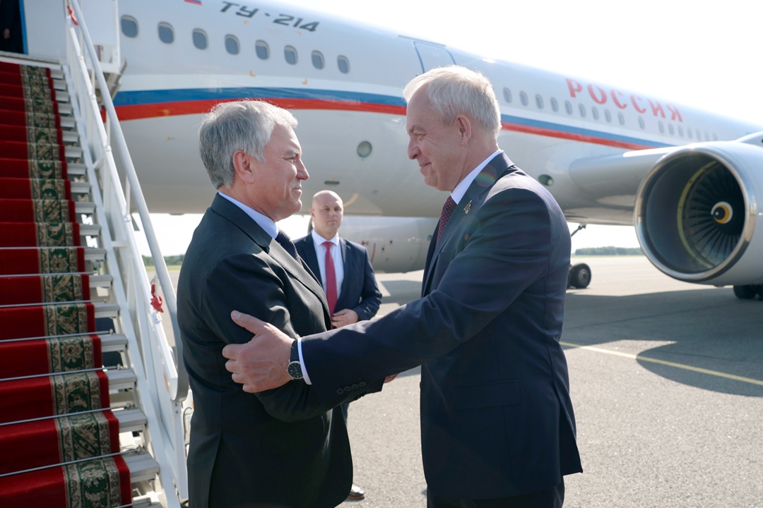 Председатель Парламентского Собрания Союза Беларуси и России, Председатель Государственной Думы Вячеслав Володин и депутаты ГД – члены Парламентского Собрания…