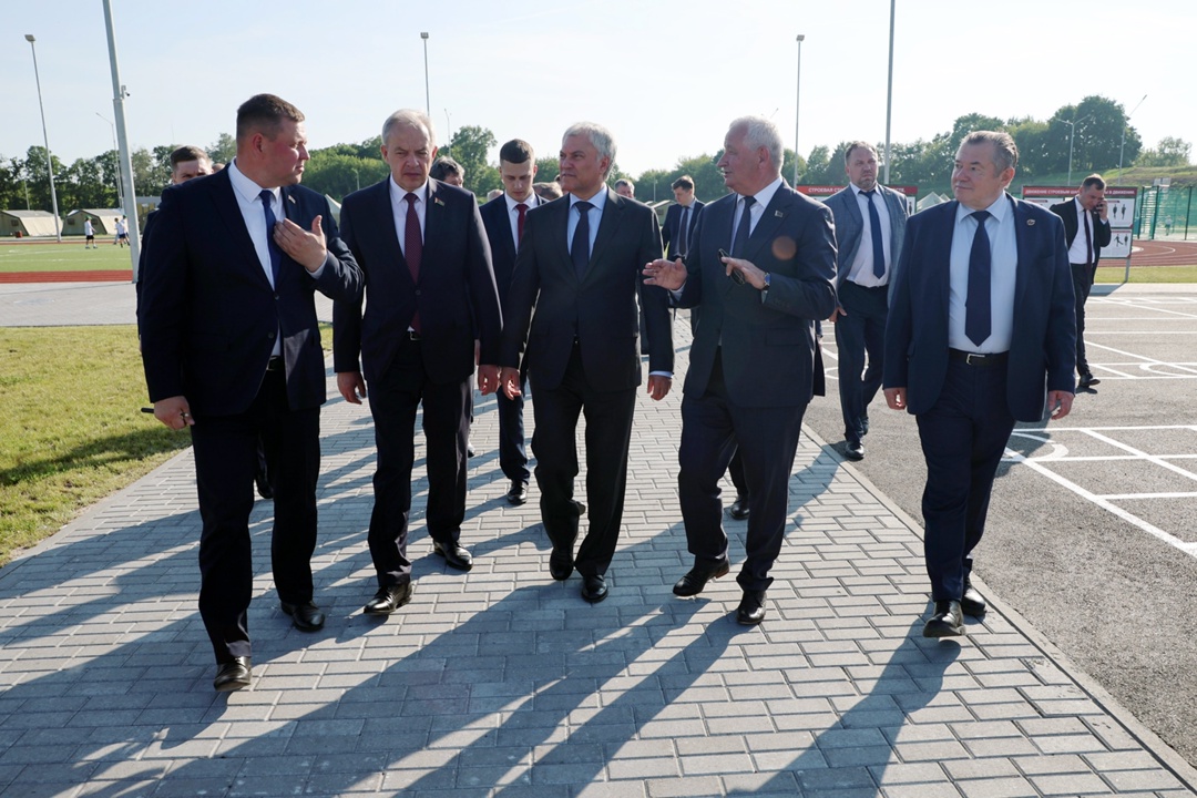 Вячеслав Володин и Председатель Палаты представителей Национального собрания Республики Беларусь Игорь Сергеенко ознакомились с ходом реализации…