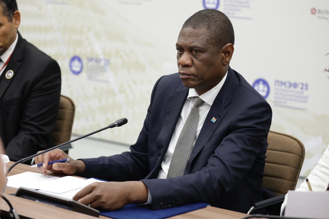 Председатель ГД Вячеслав Володин провел встречу с вице-президентом Южно-Африканской Республики Полом Шипокоса Машатиле.