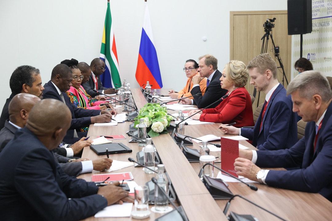 Валентина Матвиенко: Доверие и взаимное уважение неизменно присущи двусторонним отношениям России и ЮАР