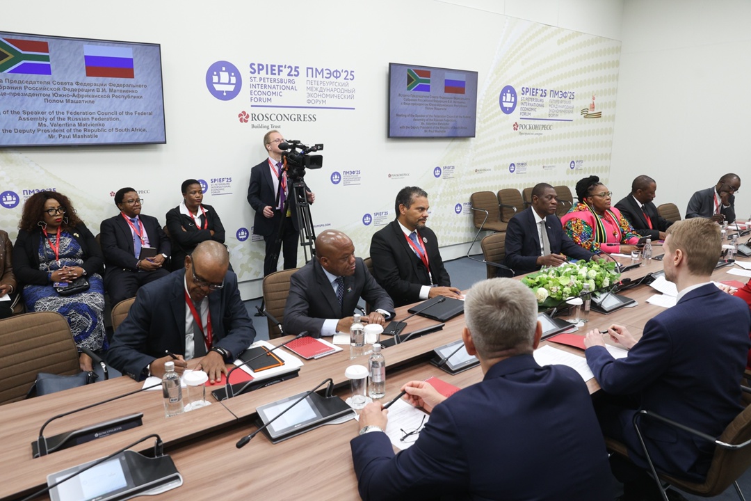 Валентина Матвиенко: Доверие и взаимное уважение неизменно присущи двусторонним отношениям России и ЮАР