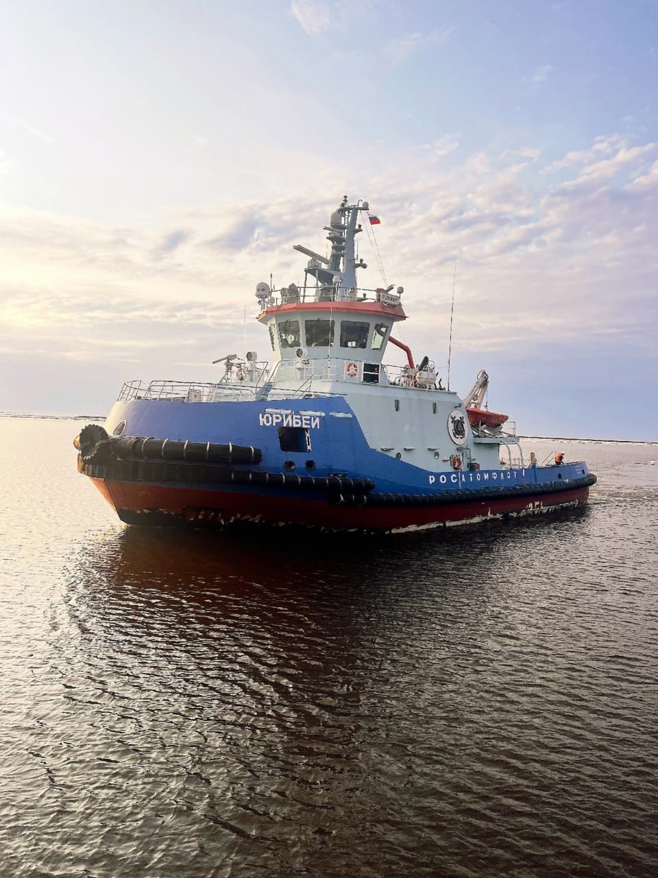 Ледокольный «Юрибей» Росатомфлота обязан своим названием реке, протекающей на полуострове Ямал.