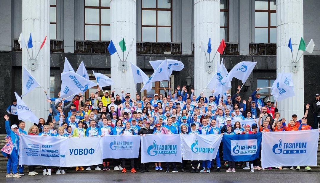 «Погода усложнила дистанцию»: амурский газопереработчик пробежал марафонскую дистанцию в Воркуте