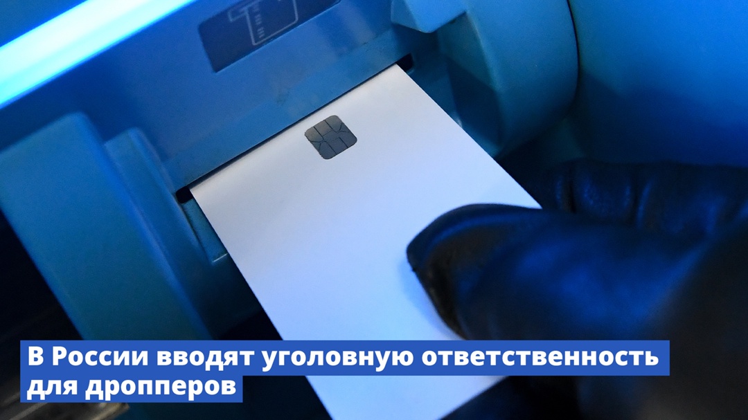 Президент Владимир Путин подписал закон о введении уголовной ответственности с лишением свободы до 3 лет для дропперов – подставных лиц, через которых…