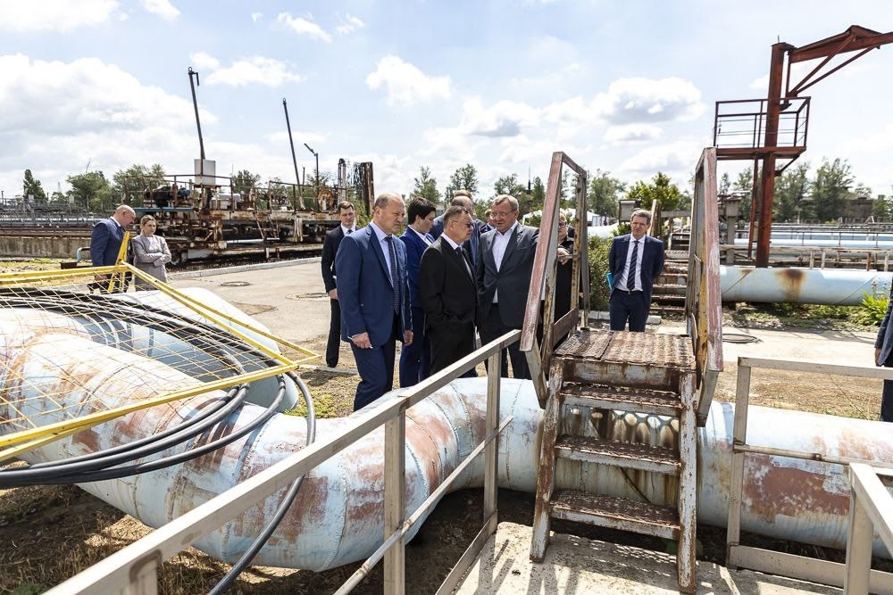 Глава Минстроя России Ирек Файзуллин проверил ход подготовки к реконструкции очистных сооружений Ростова-на-Дону