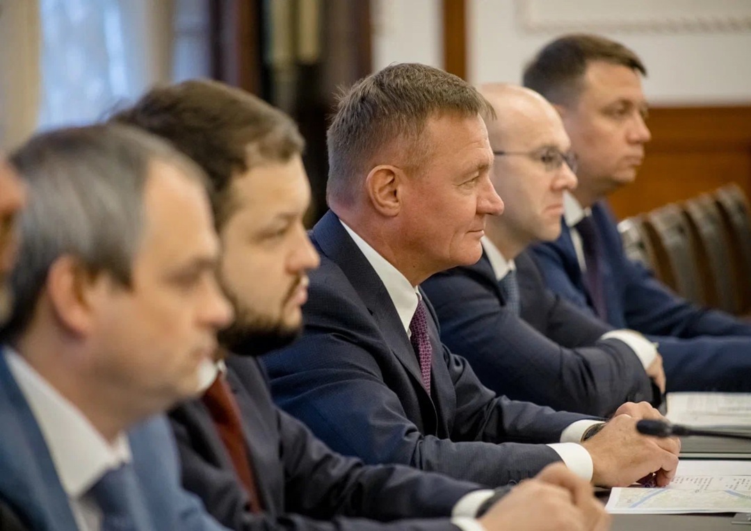 Глава Минтранса Роман Старовойт встретился с губернатором Вологодской области Георгием Филимоновым