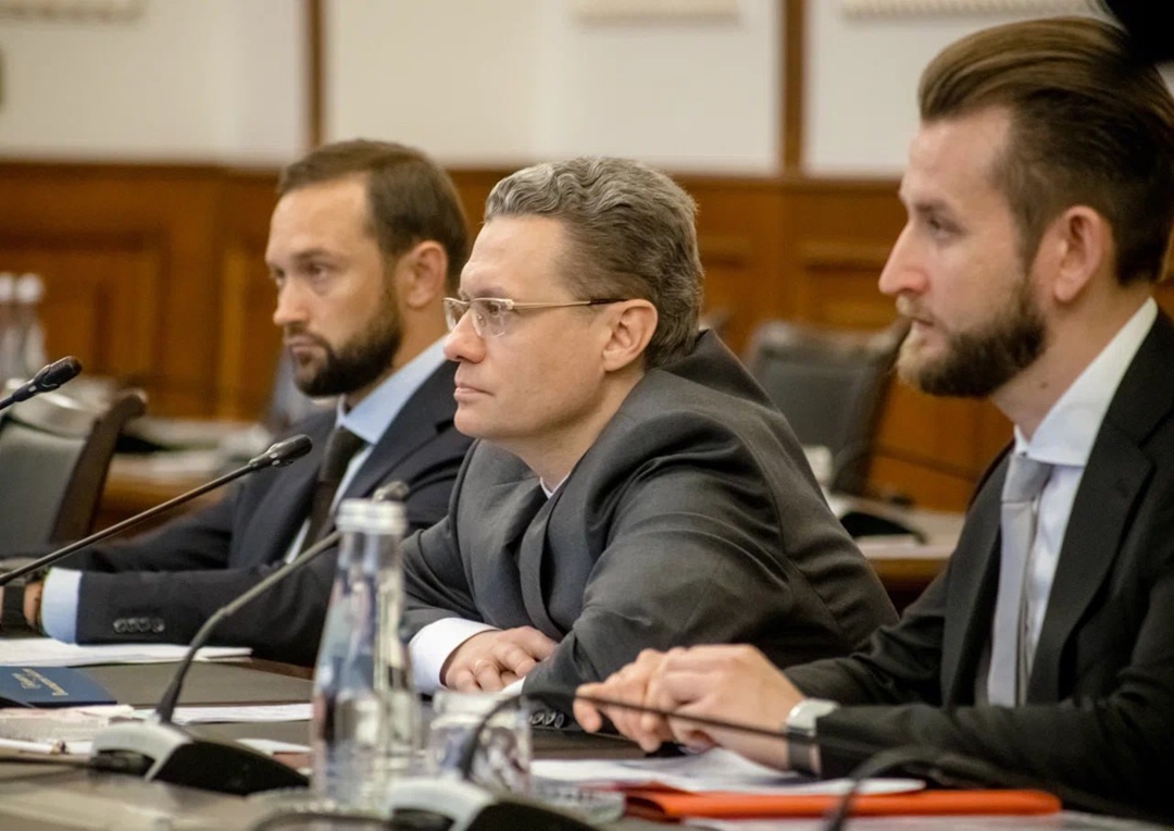 Глава Минтранса Роман Старовойт встретился с губернатором Вологодской области Георгием Филимоновым