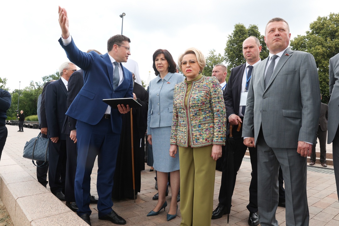 Председатель Совета Федерации Федерального Собрания Российской Федерации Валентина Матиенко и Председатель Совета Республики Национального собрания Республики…