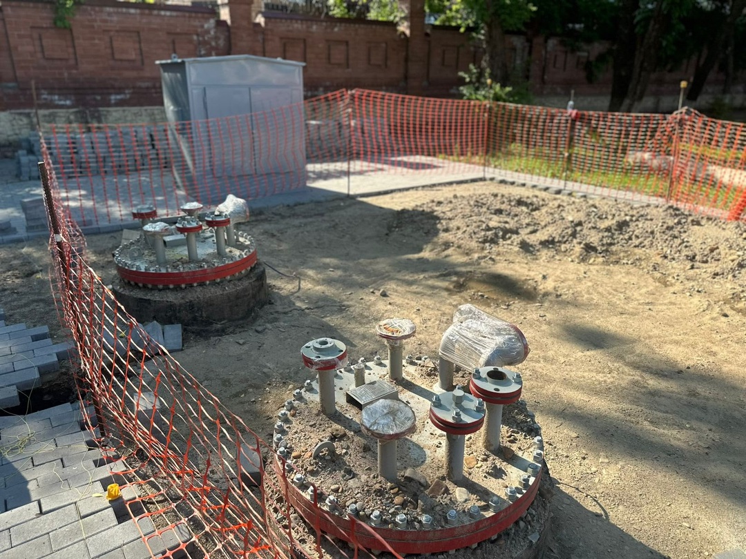 В Благовещенске идут работы по газификации Вечного огня на площади Победы