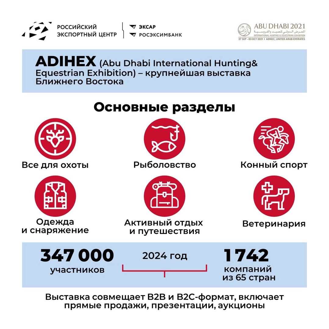 Производите рыболовные снасти или экипировку для скалолазания? Тогда вы точно найдете своего партнера на ADIHEX!